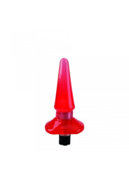 (10 cm x 3 Ø) Plug Chico Jelly Rojo