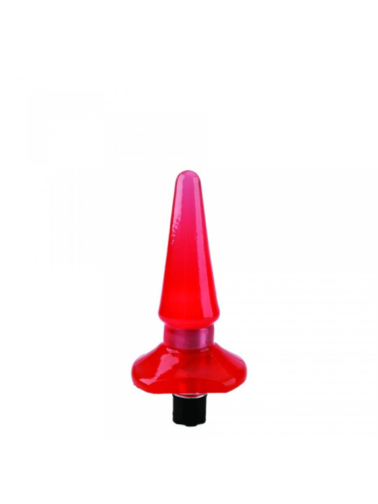 (10 cm x 3 Ø) Plug Chico Jelly Rojo