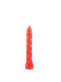 (14 cm x 2,5 Ø) Vela Anal Torneada Rojo