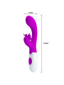 Vibrador con estimulador de clitoris Mariposa