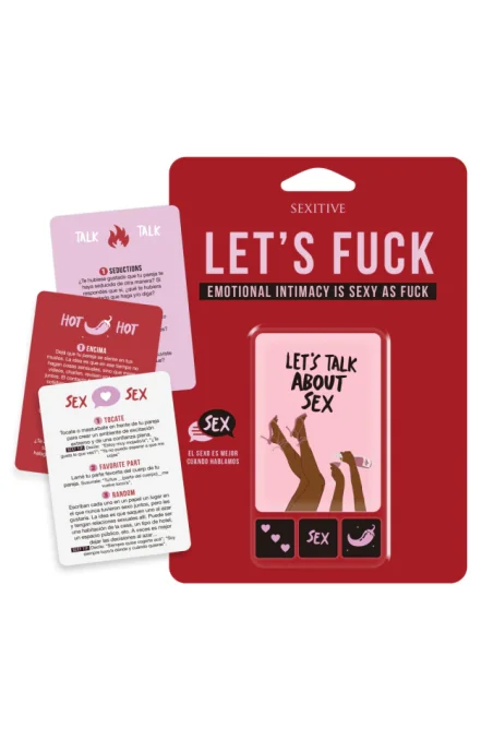 Let’s Fuck Juego de cartas + dados Sexitive