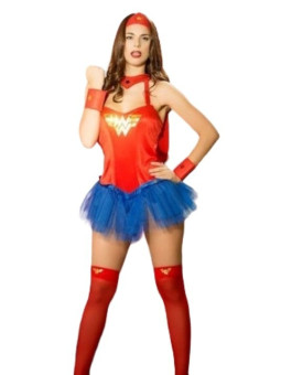 Disfraz de Mujer Maravilla Erótica Premium