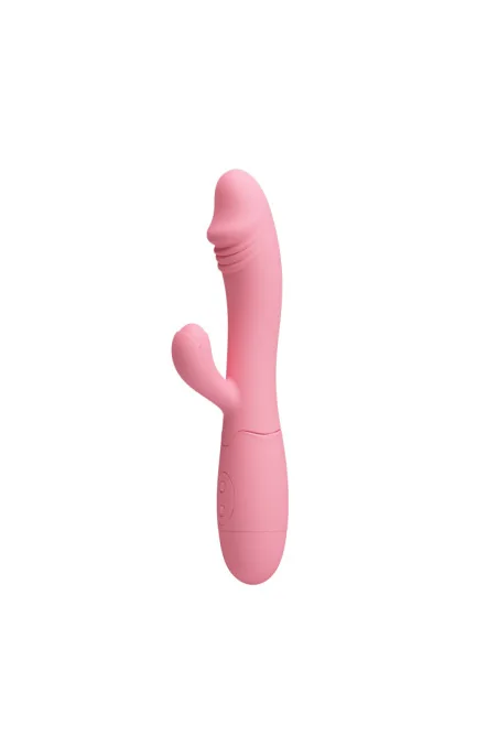 Masajeador estimulador con vibrador de clitoris y carga USB