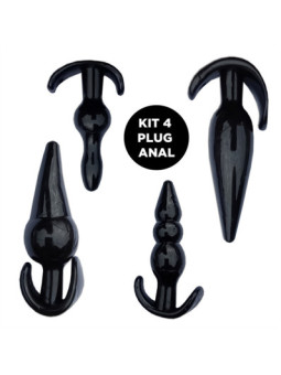 Kit de 4 piezas de dilatadores anales