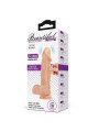 (19,5cm x 4,2ø) Dildo pellizcable con vibracion y sopapa