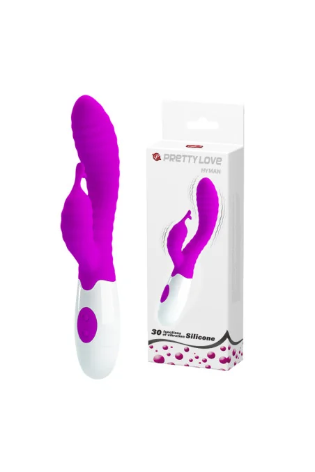 Vibrador Hyman con Estimulador de Clitoris y Punto G