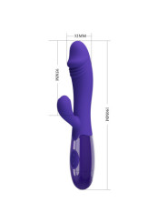 Vibrador Con Estimulador De Clitoris, Con 30 Funciones Y Carga USB