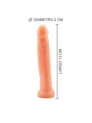 (13 cm x 2 Ø) Dildo Pene Anal Piel