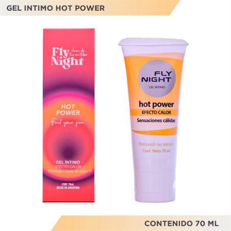 Gel Lubricante Íntimo Hot Power 70ml