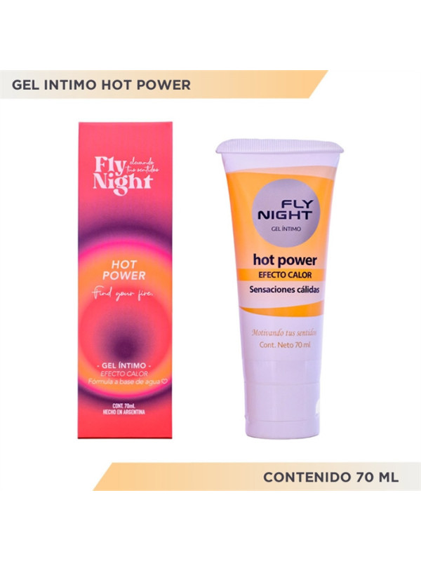 Gel Lubricante Íntimo Hot Power 70ml