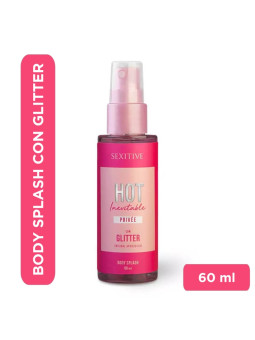 Body Splash Hot Inevitable Privée con glitter - 60ml