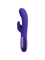 Vibrador con estimulador de clitoris, con 30 funciones y carga USB