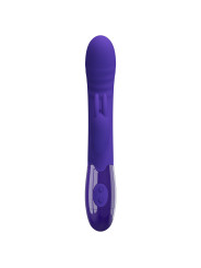 Vibrador con estimulador de clitoris, con 30 funciones y carga USB