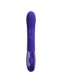 Vibrador con estimulador de clitoris, con 30 funciones y carga USB