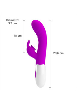 Estimulador de punto G con masajeador de clitoris CERBERUS