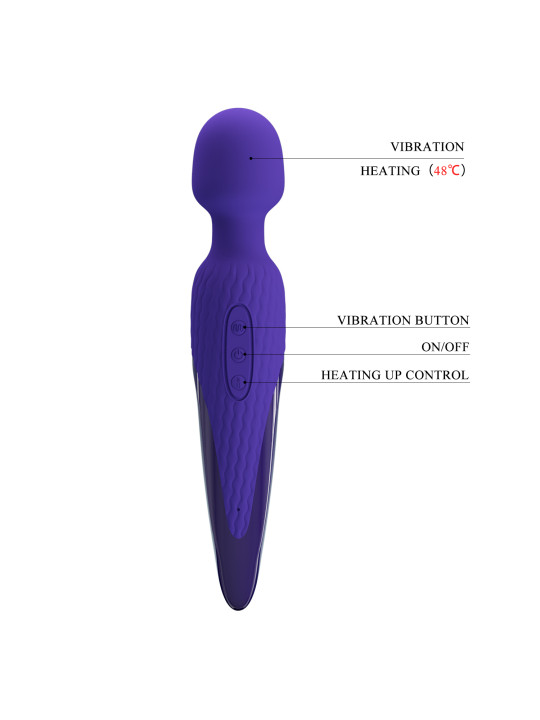 Microfono vibrador con efecto calor y carga USB