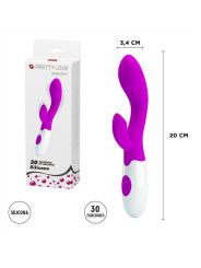 BRIGHTY Vibrador de punto G con estimulador de clitoris