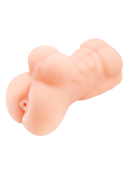 Masturbador hombre con testiculos