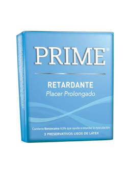 Preservativos Prime Retardante X3 un.