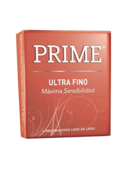 Preservativos Prime Ultra Finos X3 un.
