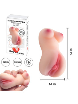 Poop : Masturbador en forma de semi torso con vagina