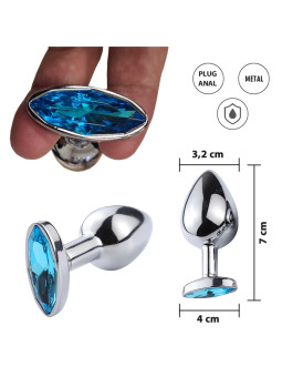 Bootes Azul S: Joya anal Small con Ojo Azul