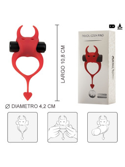 Demon anillo retardador con vibrador