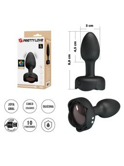 Plug Anal con Luces LED y Vibraciones Potentes