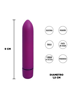 Feather Violeta: Bala vibradora
