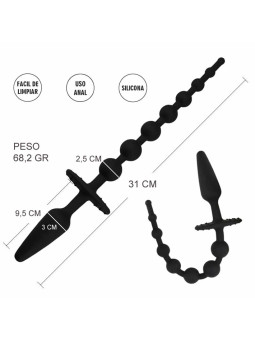 Lacerta S : Dilatador + Plug Anal Siliconado
