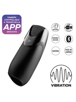 Men Vibration Masturbador con carga USB y control Via App